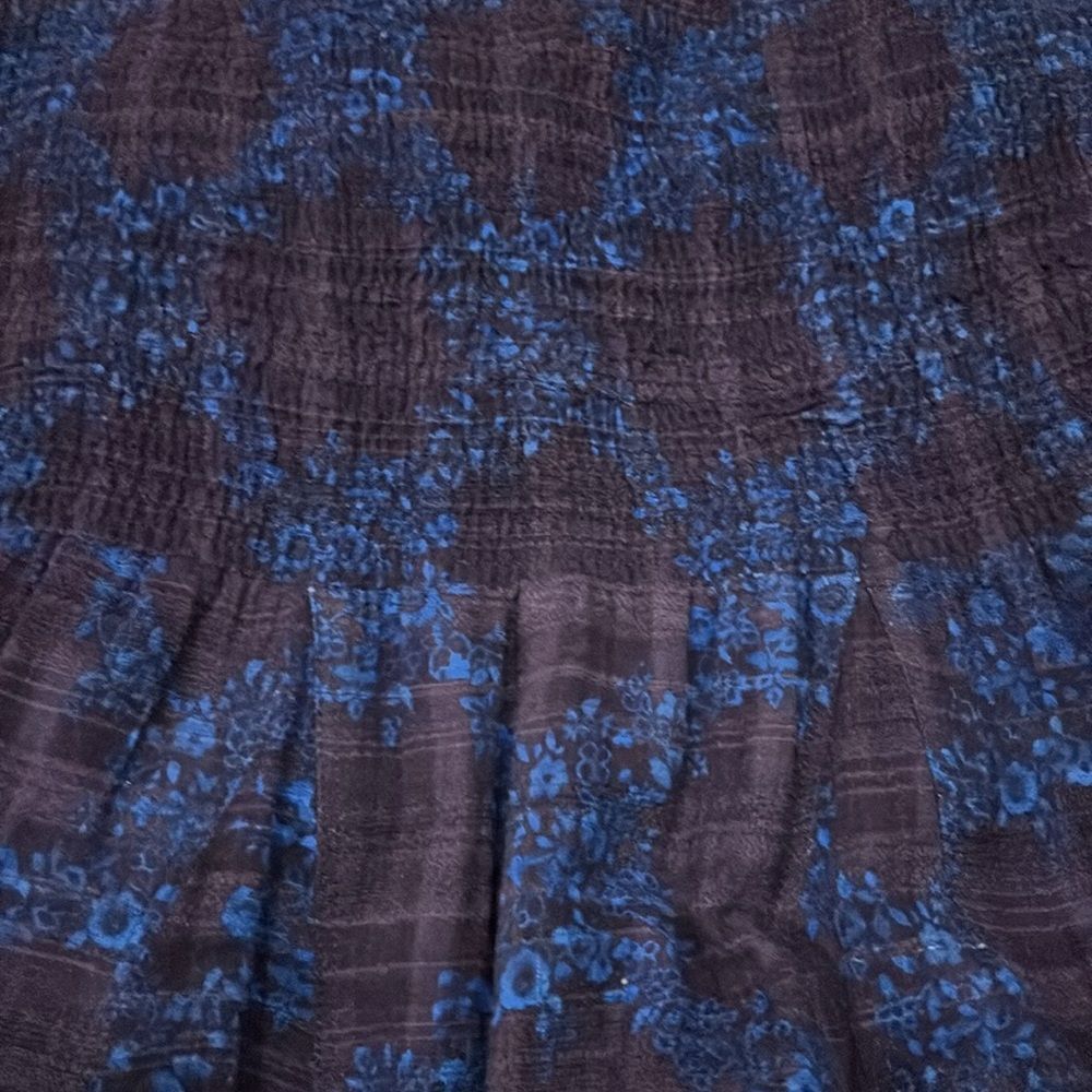 Free People Y2K Convertible Dress / Maxi Skirt Floral Smocked - Picture 6 of 6